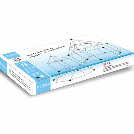 Hule byggesæt, 3 størrelser.