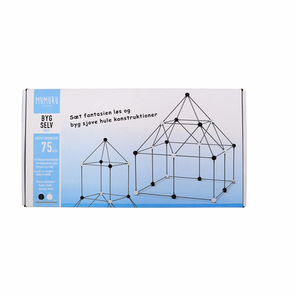 Hule byggesæt, 3 størrelser.