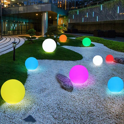 LED-kugle lamper genopladelig til haven