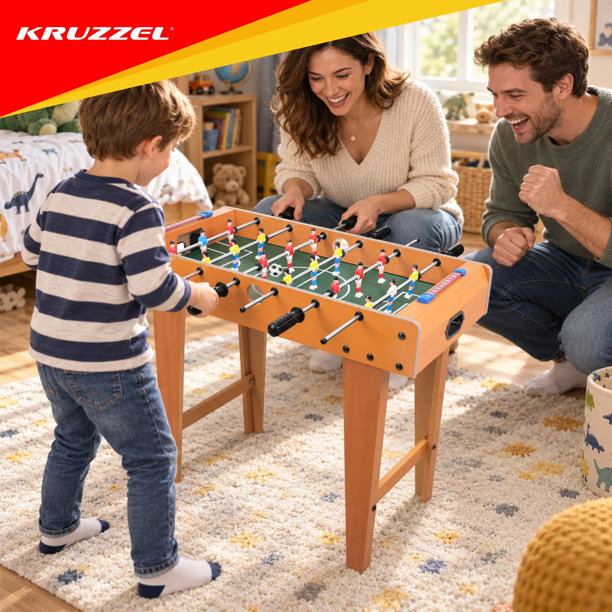 Kruzzel Fodboldbord 69x36x62.5 cm