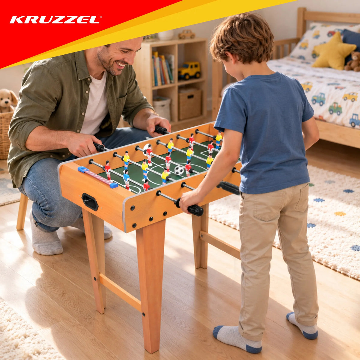 Kruzzel Fodboldbord 69x36x62.5 cm