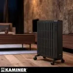 Kaminer Arvell Olieradiator 2500W Sort