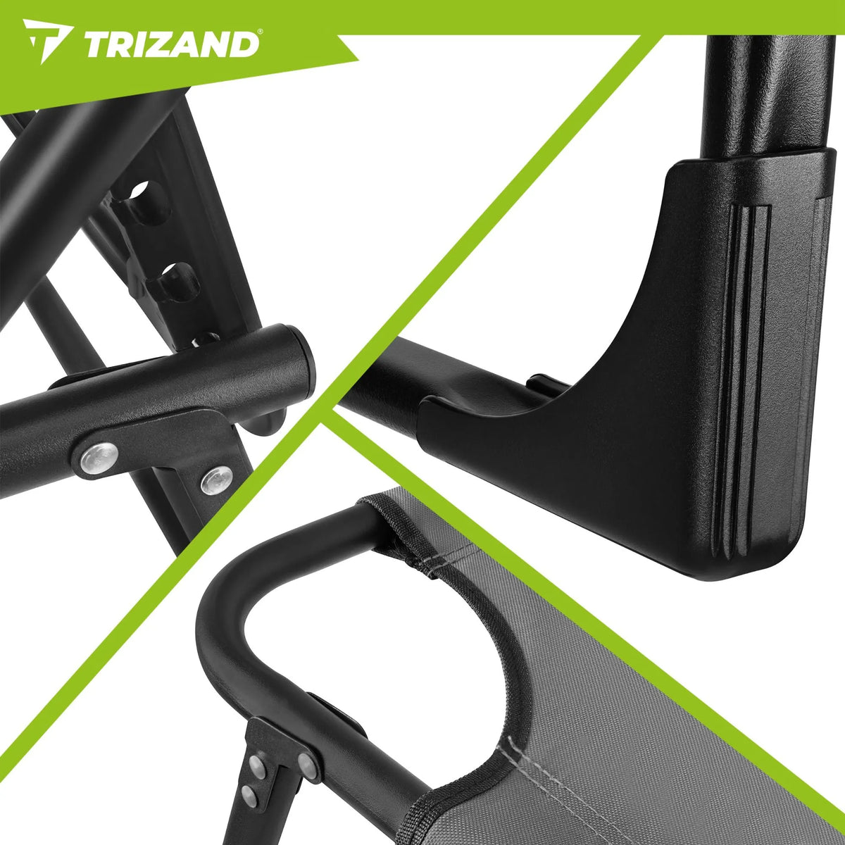 Foldbar Solseng med Hynde – Justerbar Have- og Strandliggestol