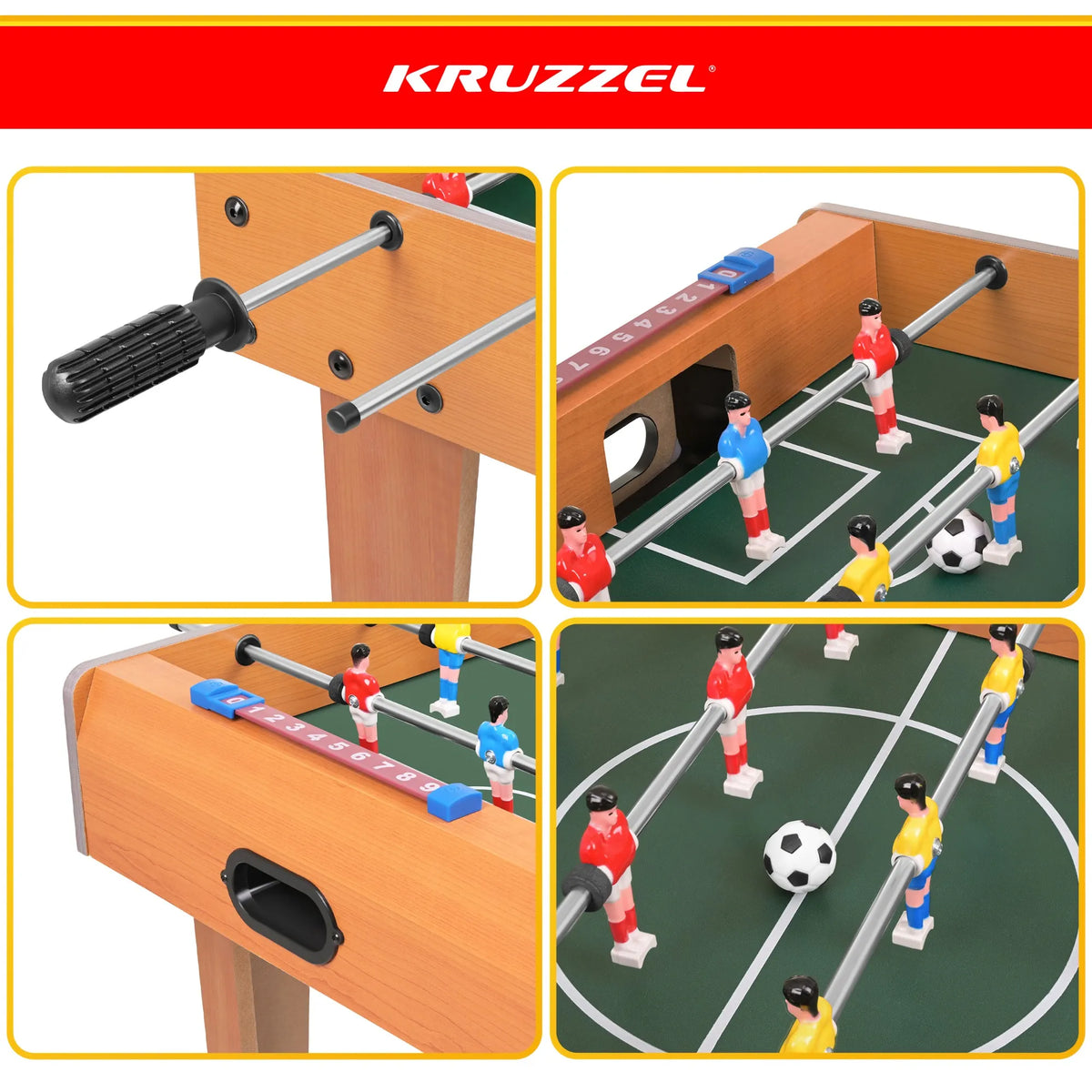 Kruzzel Fodboldbord 69x36x62.5 cm