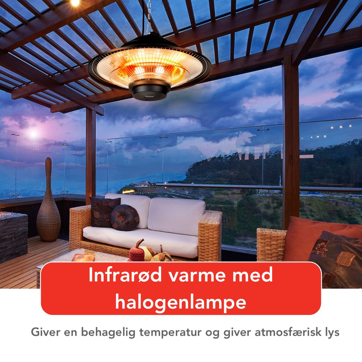 Alpina Elektrisk Terrassevarmer