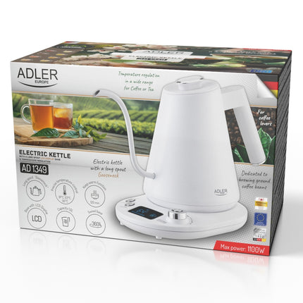 Gooseneck Elkedel med Temperaturkontrol – 1,0 L
