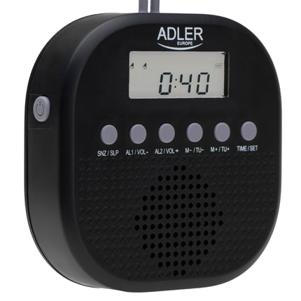 Vandtæt Universalradio med FM og Alarmfunktion