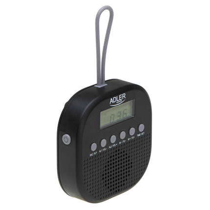 Vandtæt Universalradio med FM og Alarmfunktion