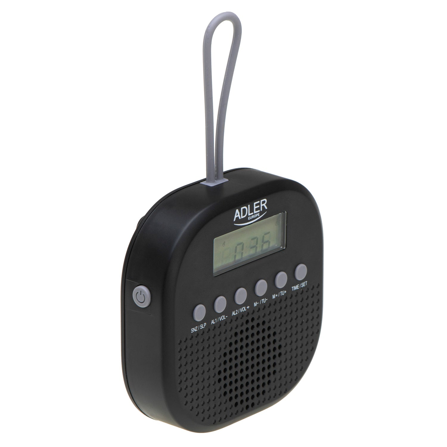 Vandtæt Universalradio med FM og Alarmfunktion