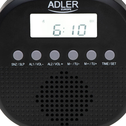 Vandtæt Universalradio med FM og Alarmfunktion