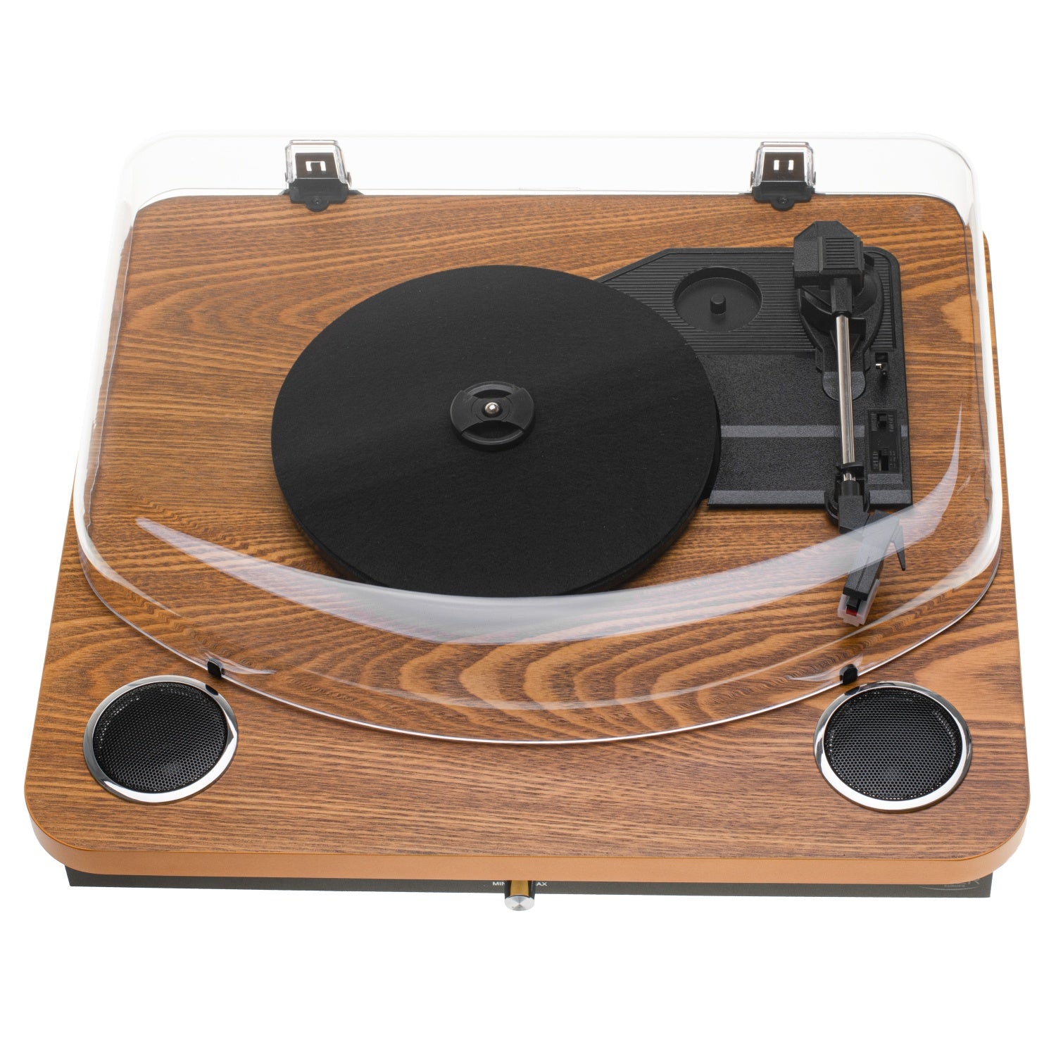 Pladespiller Hvid/træ farve med Bluetooth & USB optagelse