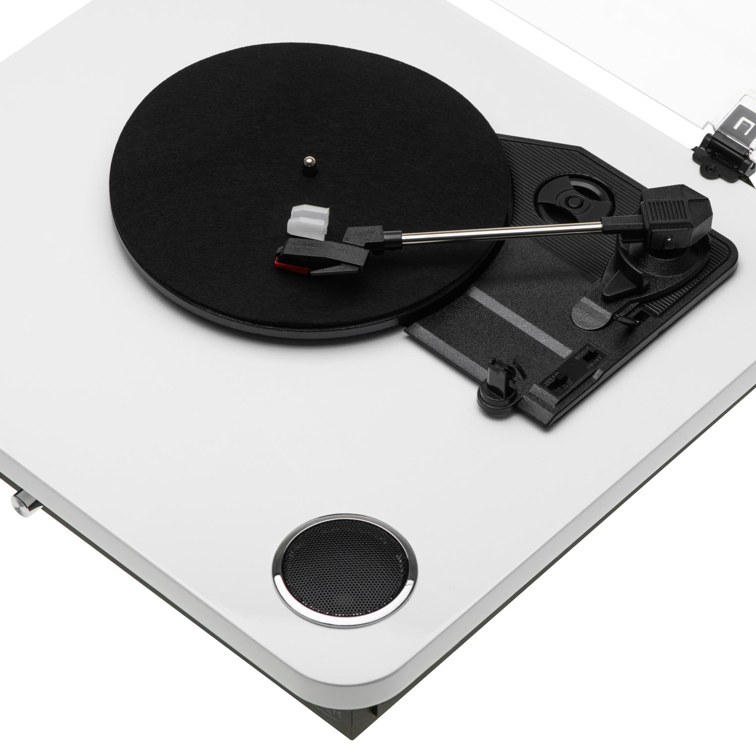 Pladespiller Hvid/træ farve med Bluetooth & USB optagelse