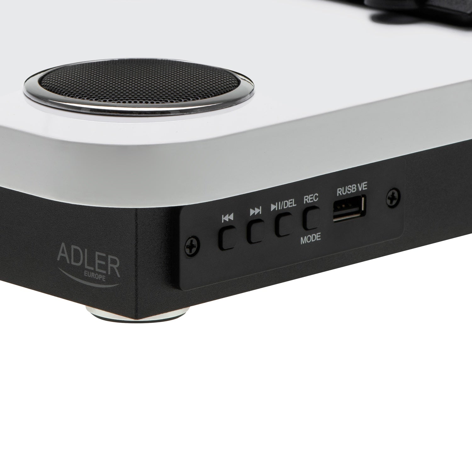 Pladespiller Hvid/træ farve med Bluetooth & USB optagelse