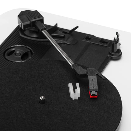 Pladespiller Hvid/træ farve med Bluetooth & USB optagelse