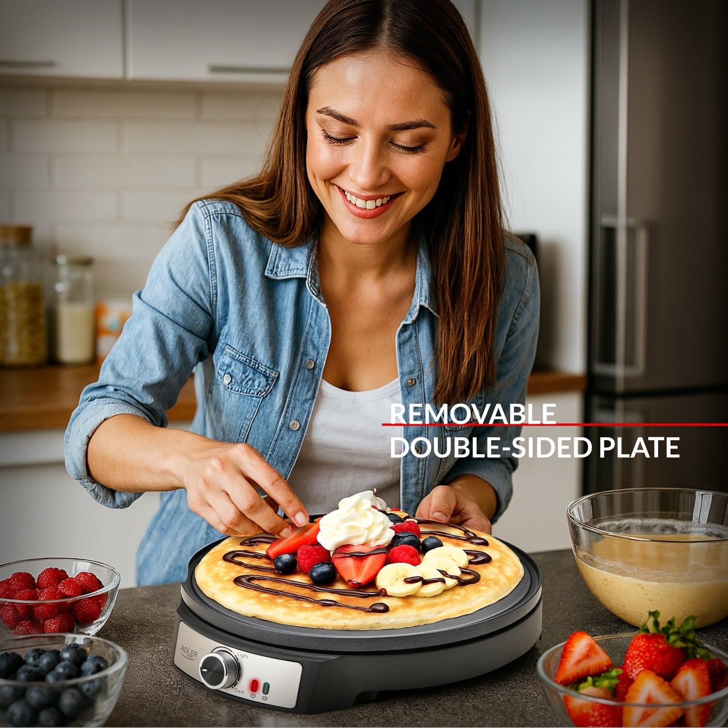 Pandekage / Tortillamaskine - Crepe Maker