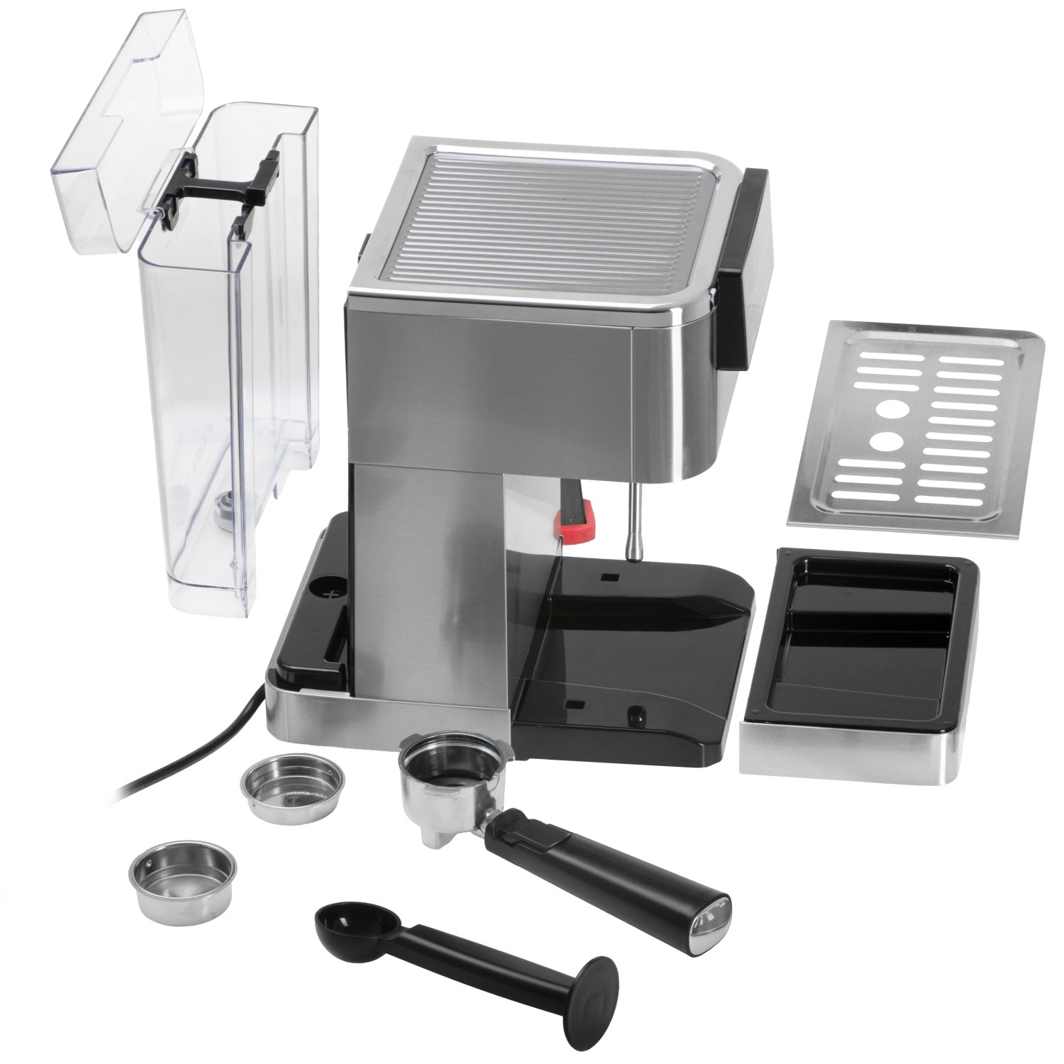 Espresso maskine 20 bar med mælkeskummer & touch display