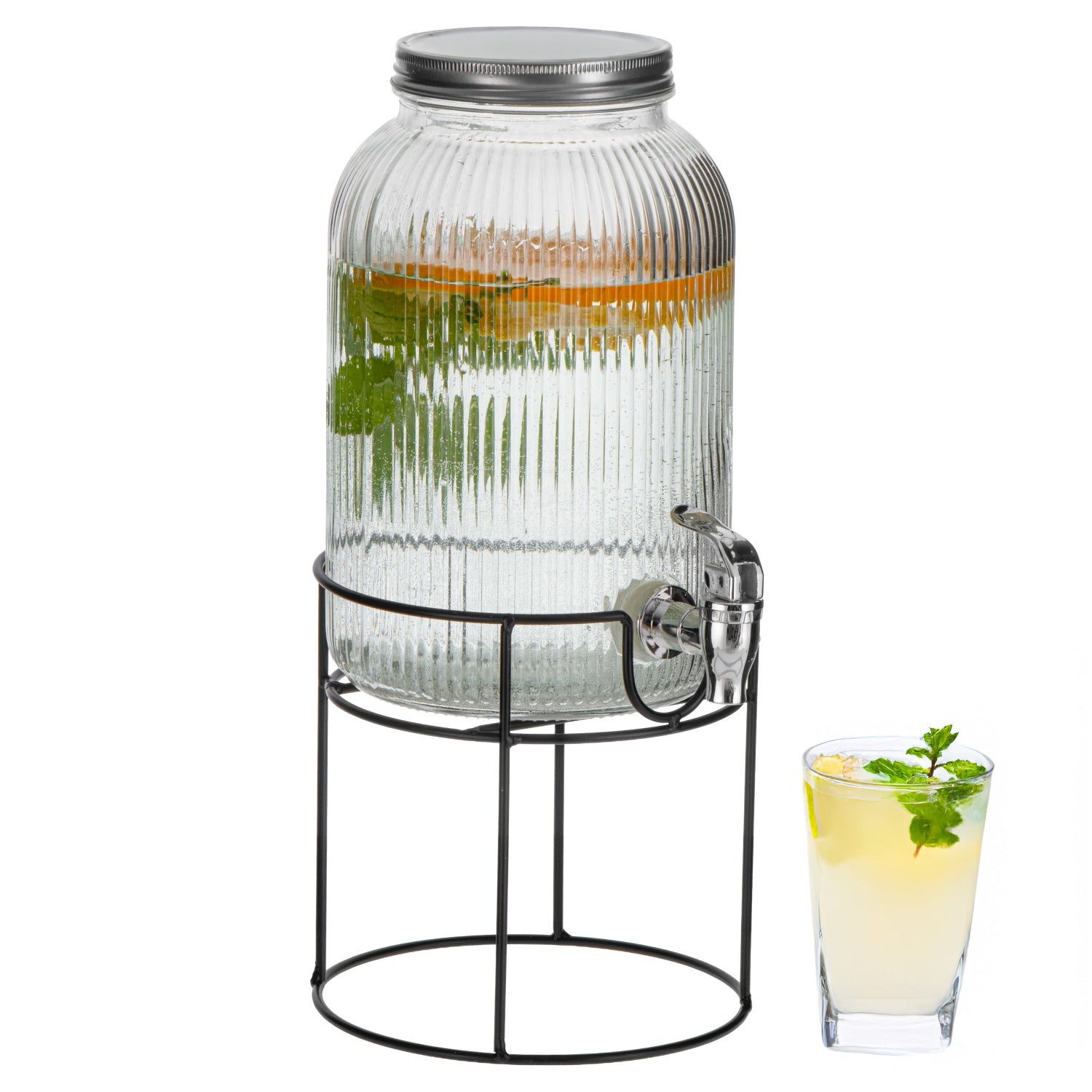 Drikkedispenser 4L inkl. metalstativ