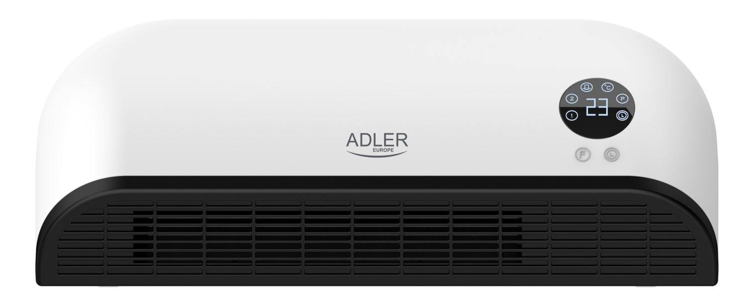 Varmeblæser 2000W LED med fjernbetjening og programmering
