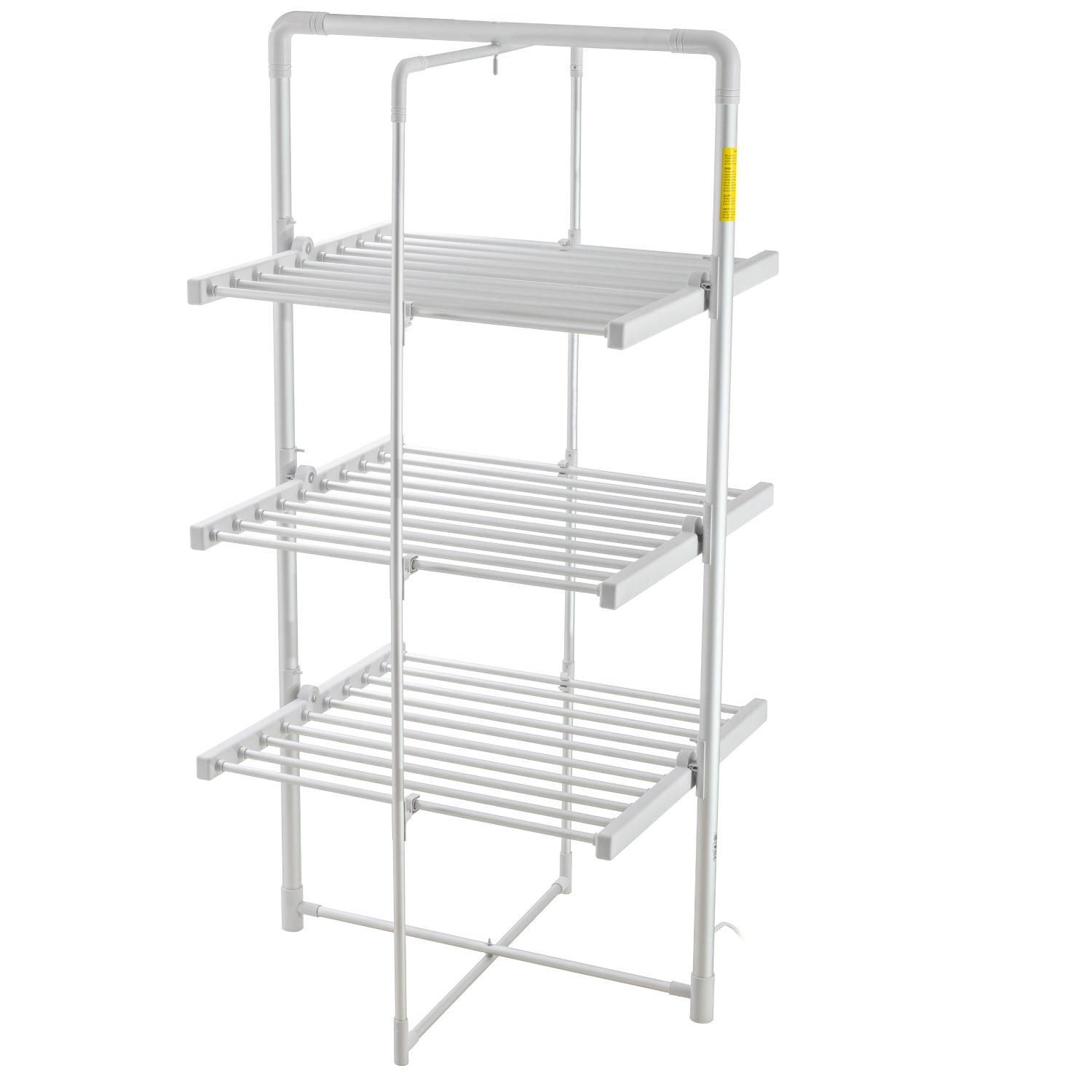 Tørrestativ, elektrisk og sammenklappeligt – med 30 varmeelementer og hurtig tørring