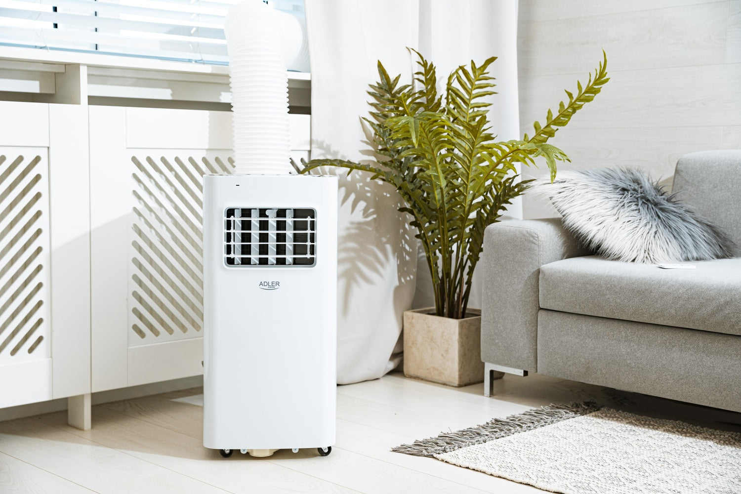 Aircondition 5000 BTU på hjul – Køling, Ventilator og Affugter i Én