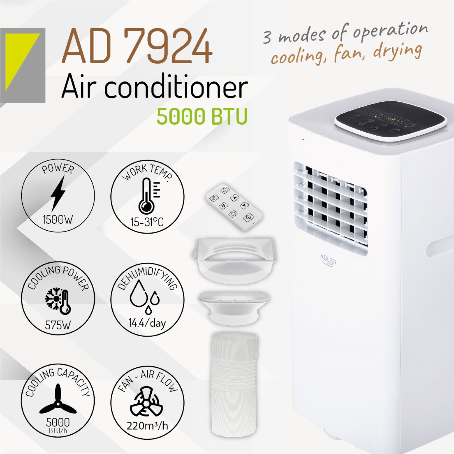 Aircondition 5000 BTU – Demo