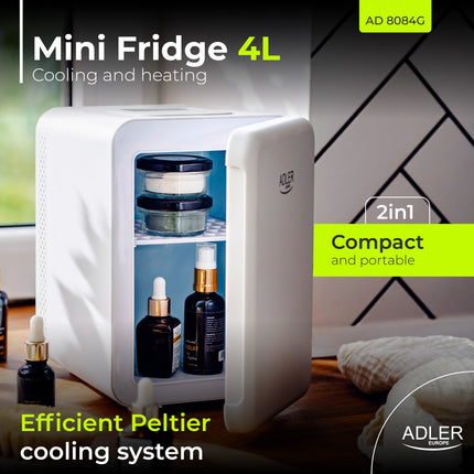 Køleskab 4L med Varme- og Kølefunktion