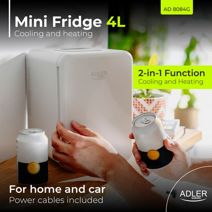 Køleskab 4L med Varme- og Kølefunktion