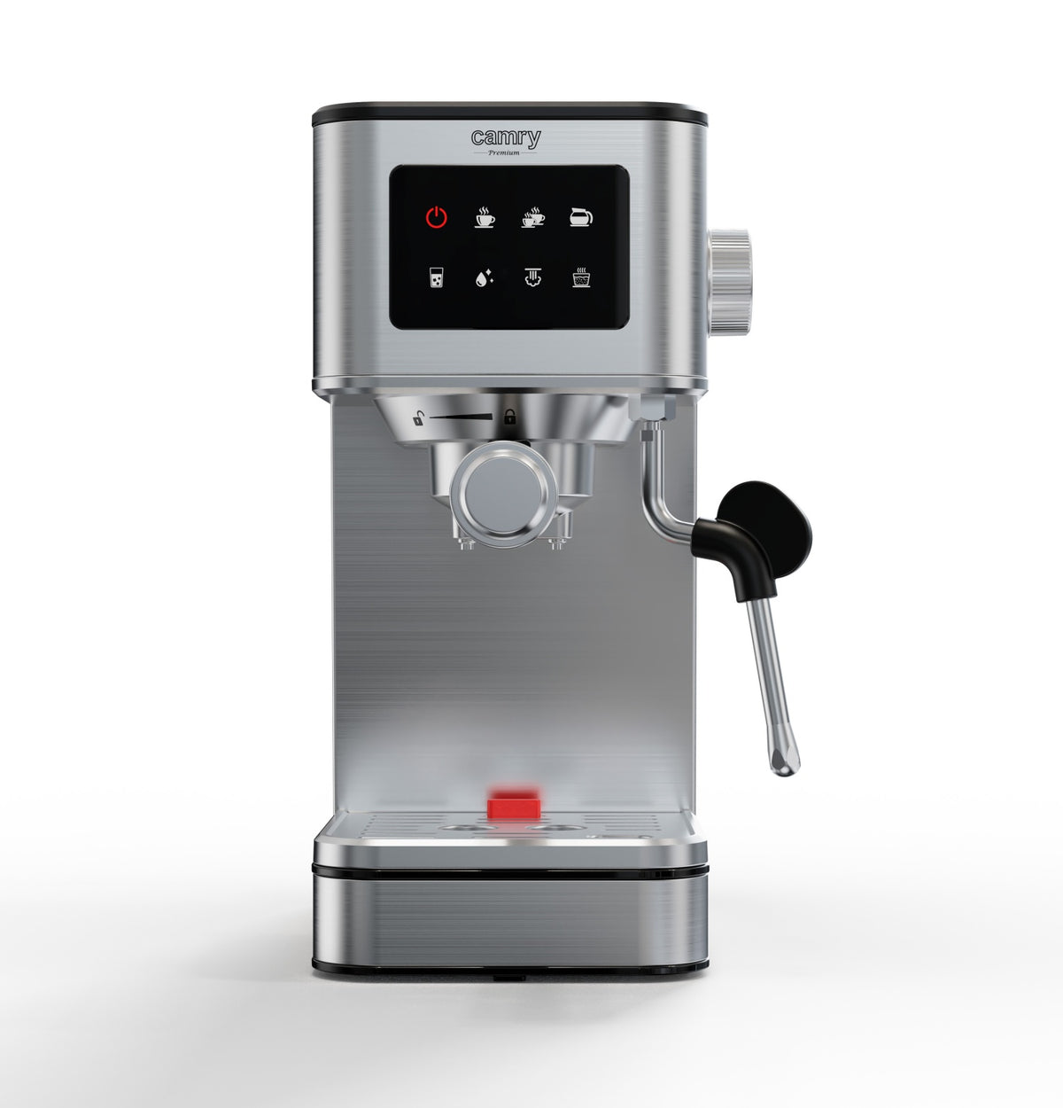 Espressomaskine 20 Bar med Mælkeskummer, LCD Touch & 7 Funktioner