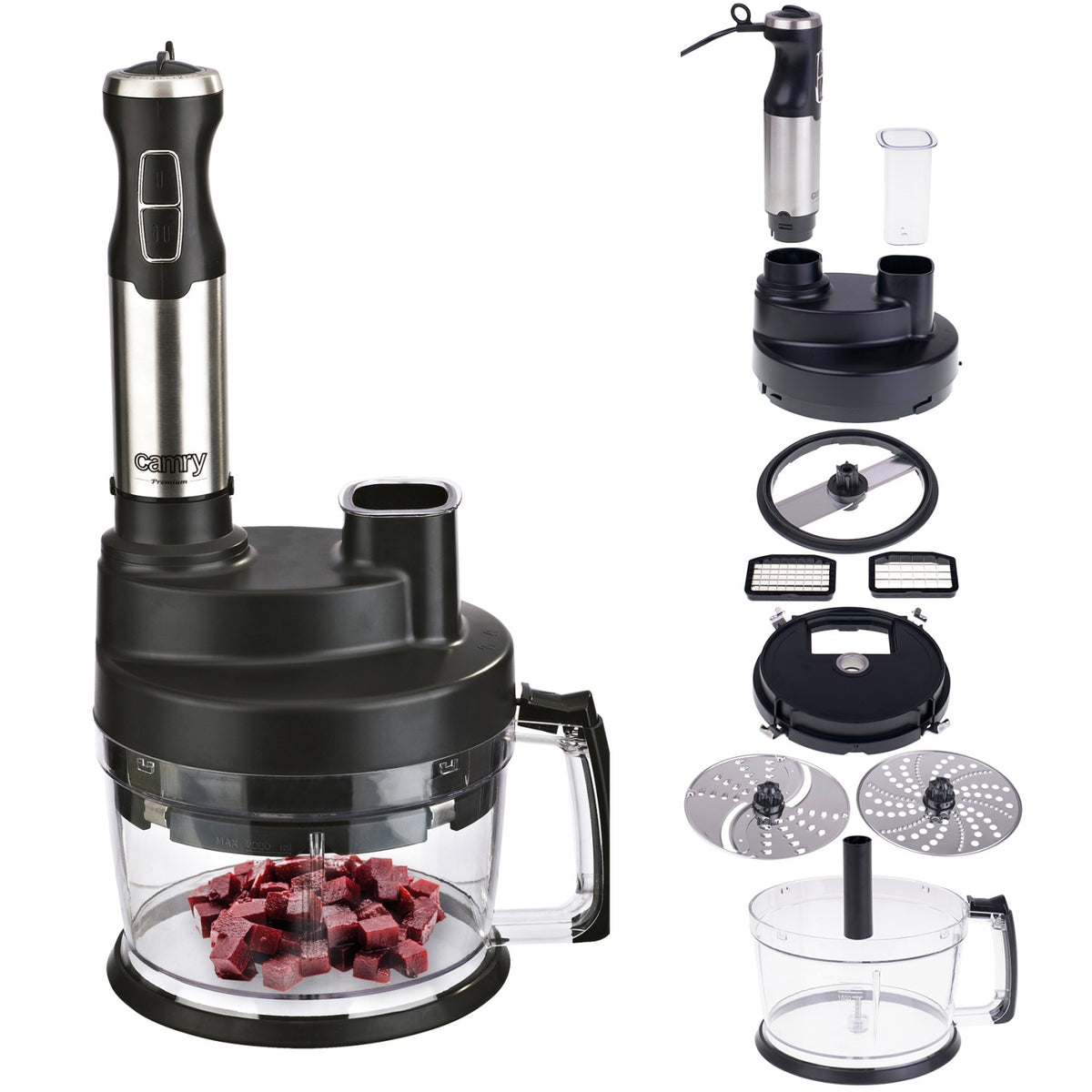 Stavblender 1600W Multifunktionel