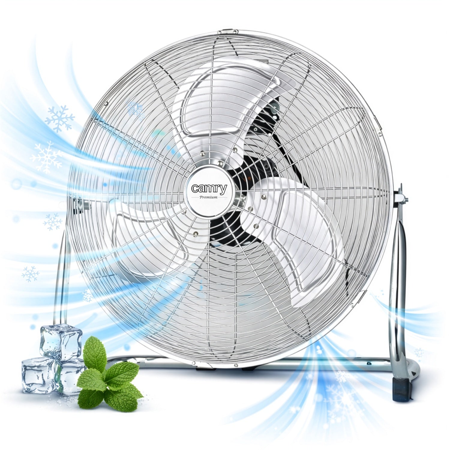 Gulventilator 45 cm - 3 hastigheder