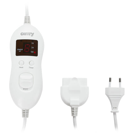 Varmetæppe, dobbelt, med Timer – 8 varmeindstillinger (2 x 60W)
