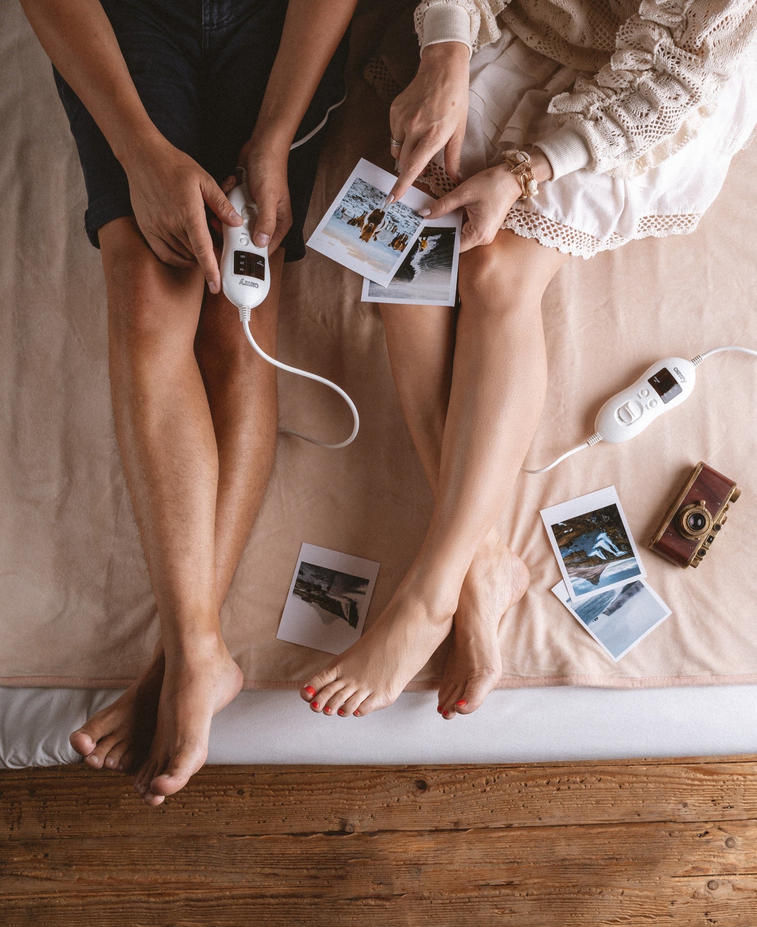 Varmetæppe 160 x 150 cm, dobbelt, med Timer – 8 varmeindstillinger (2 x 60W)