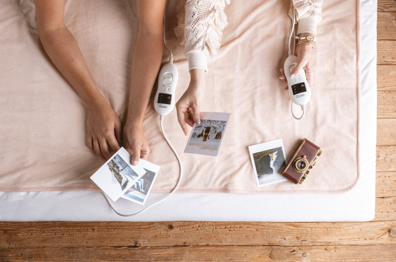 Varmetæppe 160 x 150 cm, dobbelt, med Timer – 8 varmeindstillinger (2 x 60W)