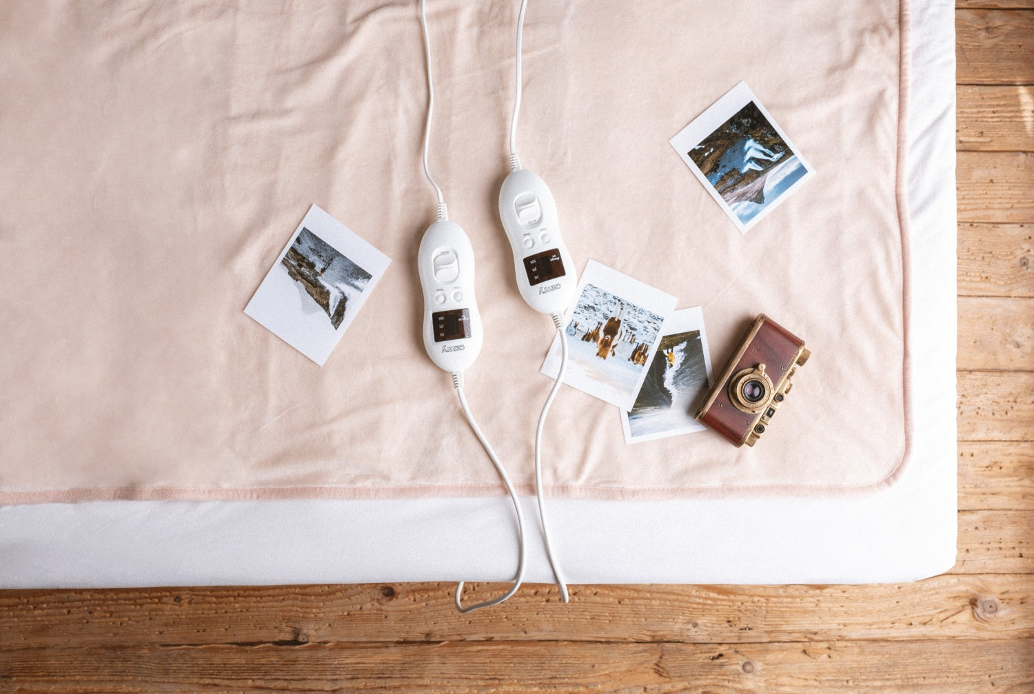 Varmetæppe 160 x 150 cm, dobbelt, med Timer – 8 varmeindstillinger (2 x 60W)