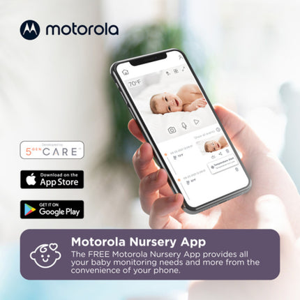 Motorola Babyalarm med Wi-Fi og Full HD Overvågning