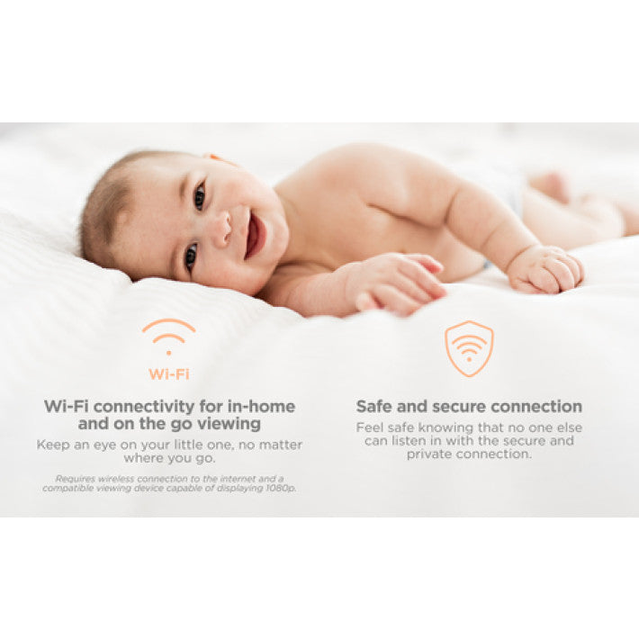 Motorola Babyalarm med Wi-Fi og Full HD Overvågning