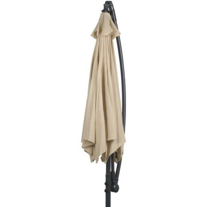 Hængeparasol Beige Ø3 m