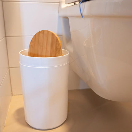 Badeværelsessæt Bambus – 6 Dele