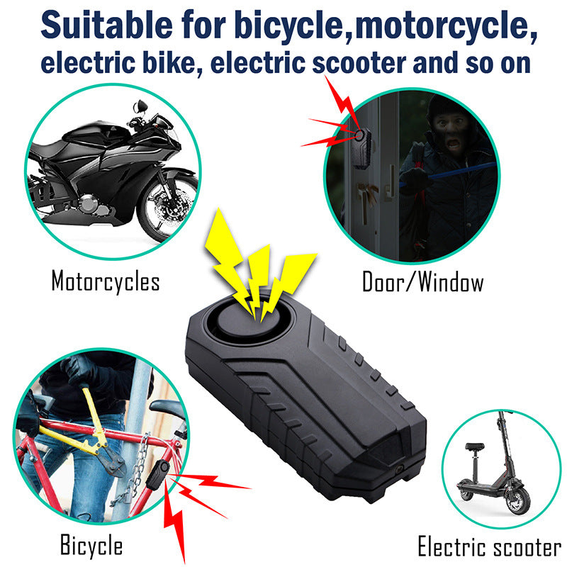 Cykel- og Motorcykelalarm - Tyverisikring med Fjernbetjening