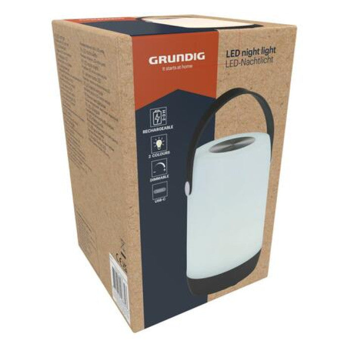 GRUNDIG lampe med Touch og Bærehåndtag