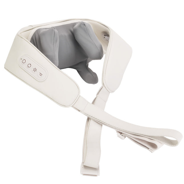 Massagekrave med 4 Knapper og varme – Til skuldre, lår, lænd & talje