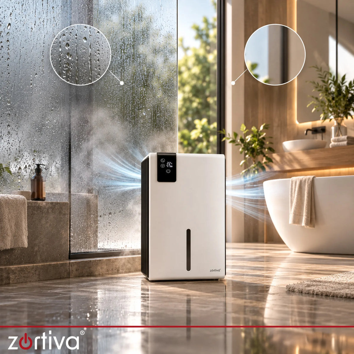 Zortiva Affugter 65W Sølv