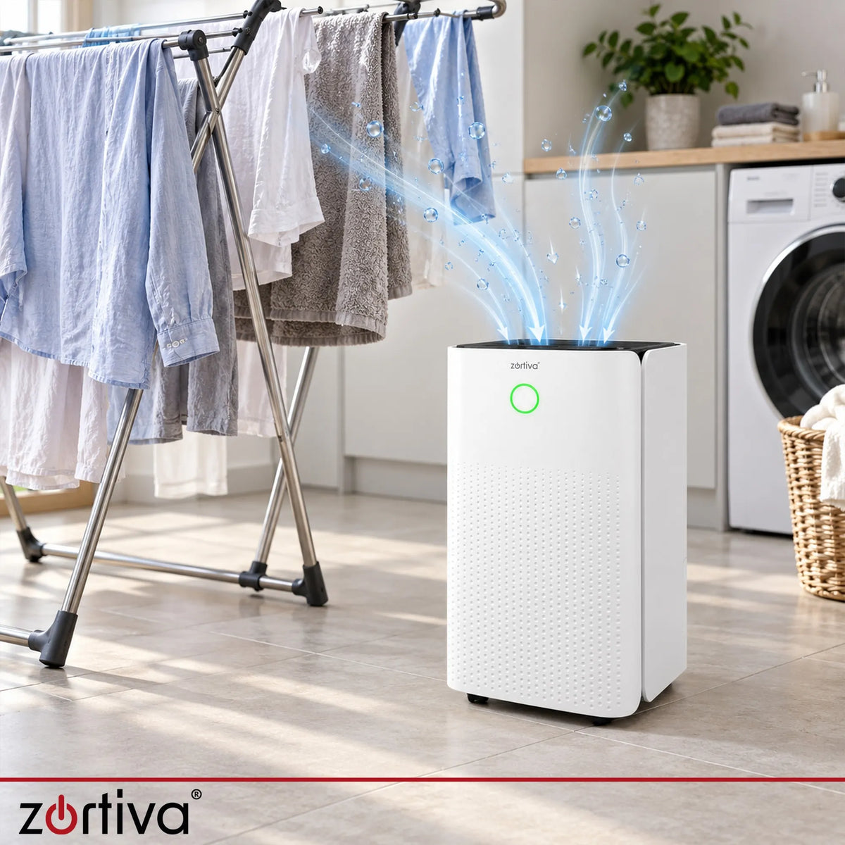 Affugter 12L/24H 200W Hvid