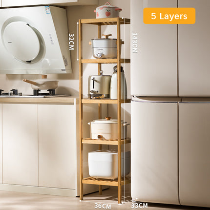 Badeværelsesreoler i BAMBUS - 3 størrelser – Praktisk og Pladsbesparende Opbevaring