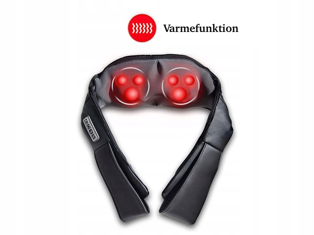 Nakke massageapparat med infrarød varme funktion