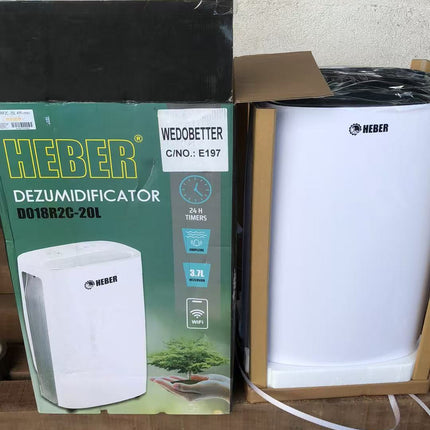 Affugter op til 15-20 L/dag