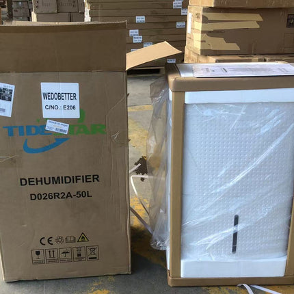 50 L Affugter med 8L tank, touchskærm  – Til op til 465 m²