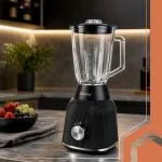 Ruhhy Blender 1200W med Glaskande – Smoothie Blender med Ice Crush & 2 To-Go Kopper