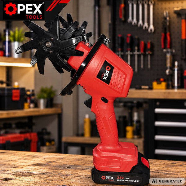 OPEX TOOLS OPX28030 Mini Havefræser 2x 21V Rød og Sort