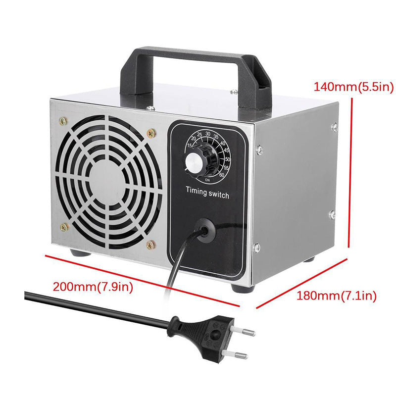Ozon Generator, bærbar, til rensning af rum og biler – 20.000 mg/h